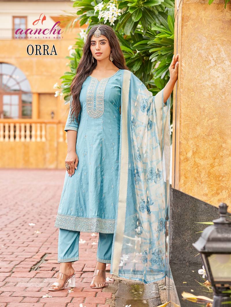 Aanchi Orra Vol 2 Wholesale Vatican Kurti With Bottom Dupatta Catalog