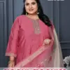 Aanchi Plus Blush Wholesale Flair Anarkali Kurti With Bottom Dupatta