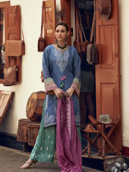 Aiqa Take Wholesale Designer Silk Salwar Kameez Collection - Image 7