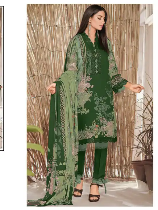 Alzohaib AZ-1315 A-B Wholesale Designer Cotton Pakistani Suit Catalog