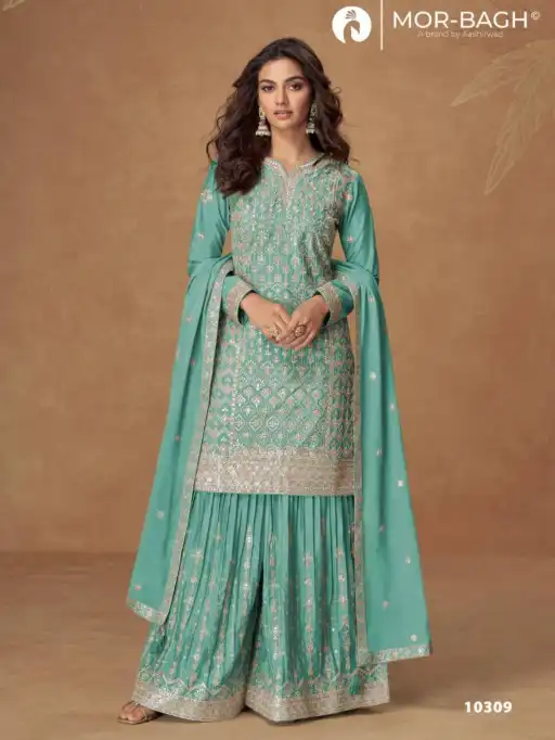 Ashirwad Mor Bagh Rushika Wholesale Chinon Silk Salwar Kameez