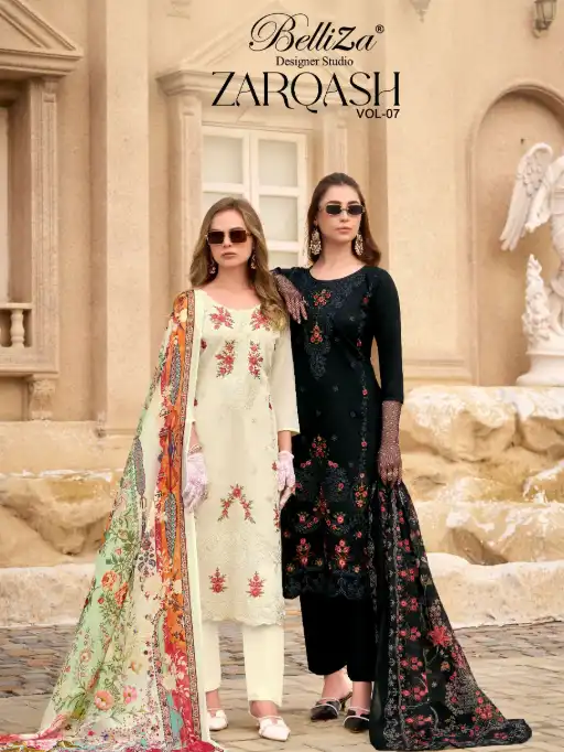 Belliza Zarqash Vol 7 Wholesale Premium Designer Readymade Salwar Suit Catalog