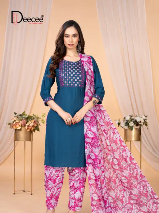 DEECEE JOY Wholesale Readymade Patiala Suit Collection - Image 2