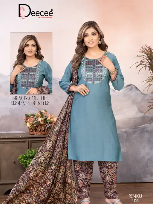 Deecee Rinku Wholesale Readymade Vatican Patiala Suit Collection - Image 2