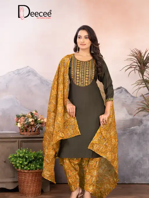 Deecee Rinku Wholesale Readymade Vatican Patiala Suit Collection - Image 6