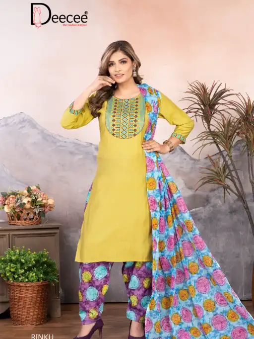 Deecee Rinku Wholesale Readymade Vatican Patiala Suit Collection - Image 7