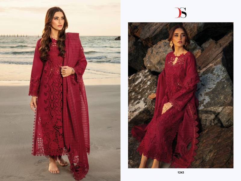 Deepsy Rang Rasiya Premium Lawn 25 Vol 2 Wholesale Pakistani Salwar Kameez — Wholesale Salwar Suits, Deepsy Suit wholesale from Surat - Gallery Image 2