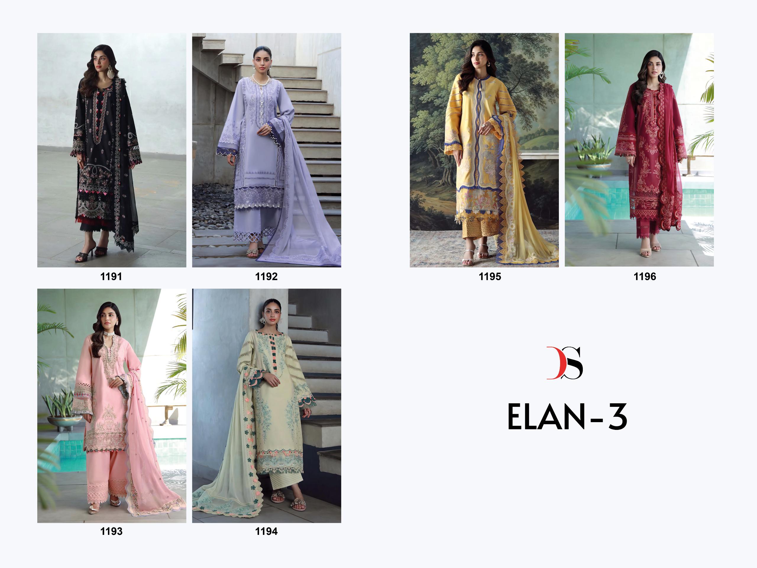 Deepsy Suits ELAN Lawn 25-3 Wholesale Pakistani Suit Collection - Image 7