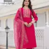 Diya Trends Fashion ROMA.1 Wholesale Straight Kurti With Bottom Dupatta