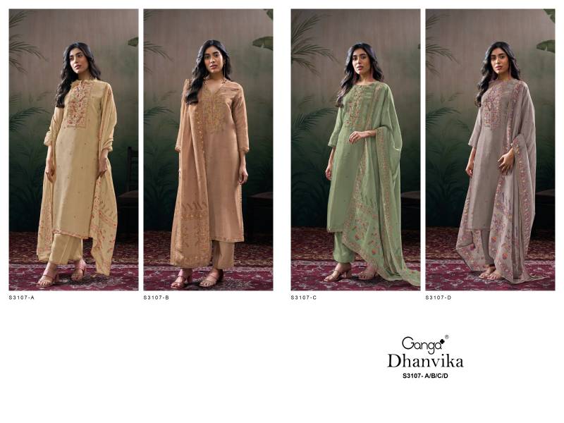 Ganga Dhanvika Wholesale Premium Silk Salwar Kameez Collection - Image 6