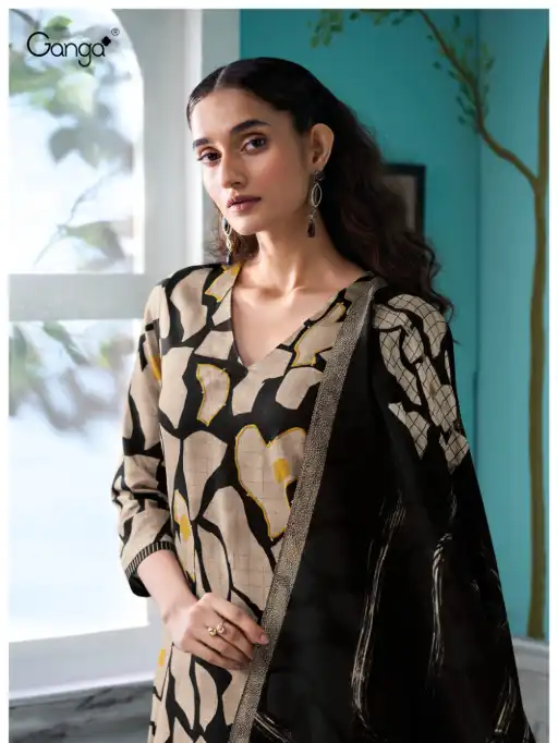 Ganga Lilixia 3736 Premium Cotton Satin Salwar Kameez Wholesale Catalog