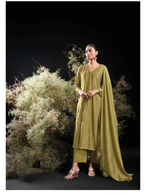 Ganga Ourini Wholesale Premium Bemberg Silk Salwar Kameez Collection - Image 2