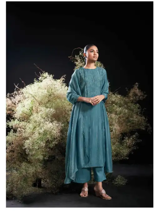 Ganga Ourini Wholesale Premium Bemberg Silk Salwar Kameez Collection - Image 3