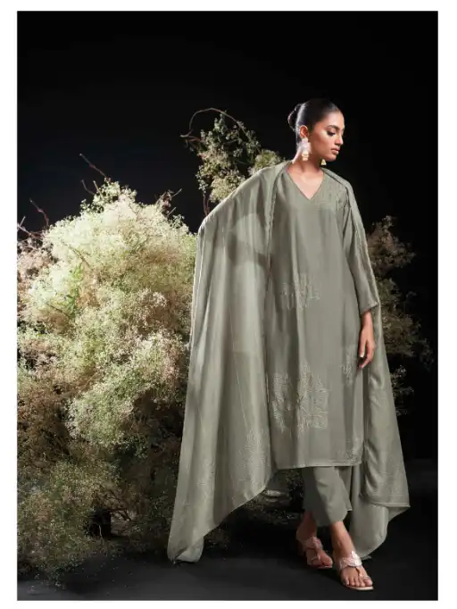 Ganga Ourini Wholesale Premium Bemberg Silk Salwar Kameez Collection - Image 4