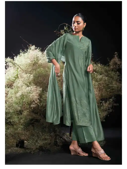 Ganga Ourini Wholesale Premium Bemberg Silk Salwar Kameez Collection - Image 5