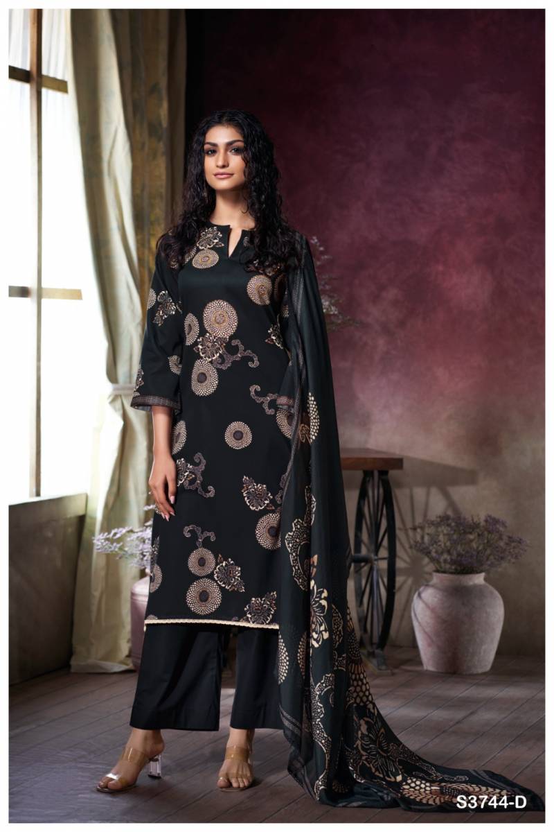 Ganga Uriah Wholesale Cotton Satin Salwar Kameez Collection - Image 4