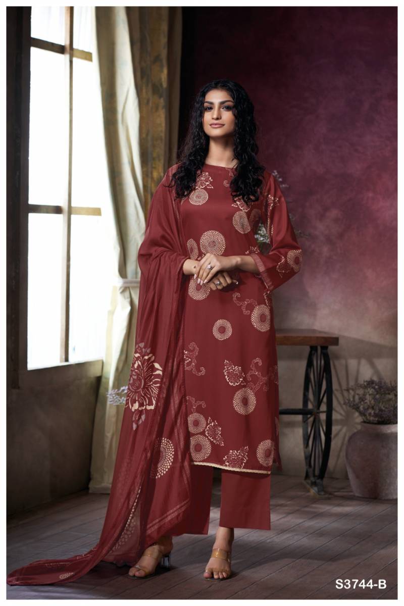 Ganga Uriah Wholesale Cotton Satin Salwar Kameez Collection - Image 2