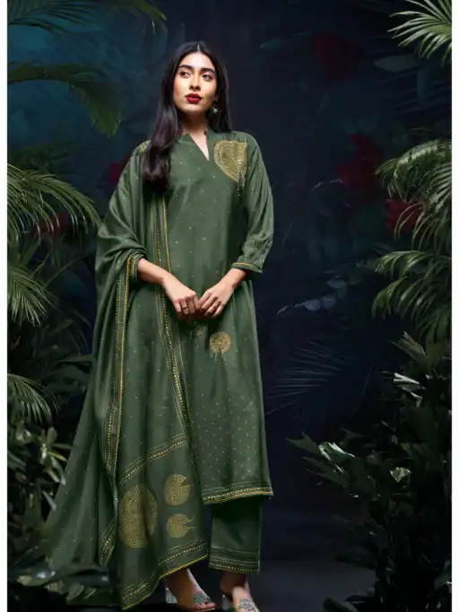Ganga Yuktha 3108 Wholesale Premium Bemberg Silk Salwar Kameez - Image 4
