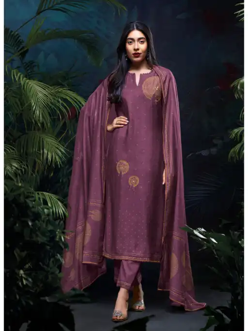 Ganga Yuktha 3108 Wholesale Premium Bemberg Silk Salwar Kameez - Image 5