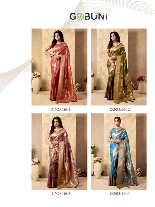 Sabyasachi Rich Pallu Silk Saree Catalog - Image 8