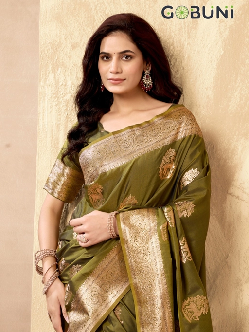 Sabyasachi Rich Pallu Silk Saree Catalog - Image 5