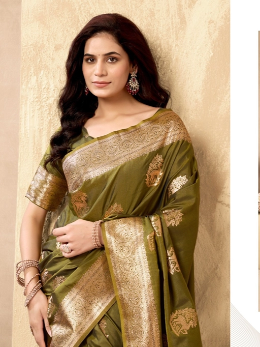 Sabyasachi Rich Pallu Silk Saree Catalog - Image 3