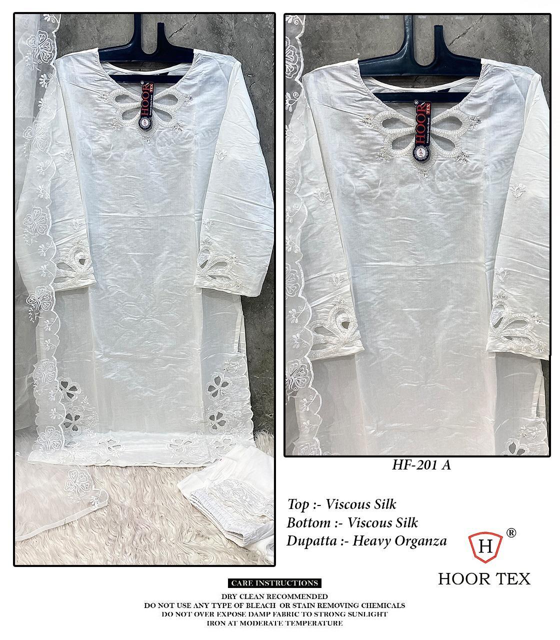 Hoor Tex HF-201 Wholesale Viscous Silk Readymade Pakistani Suit - Image 9