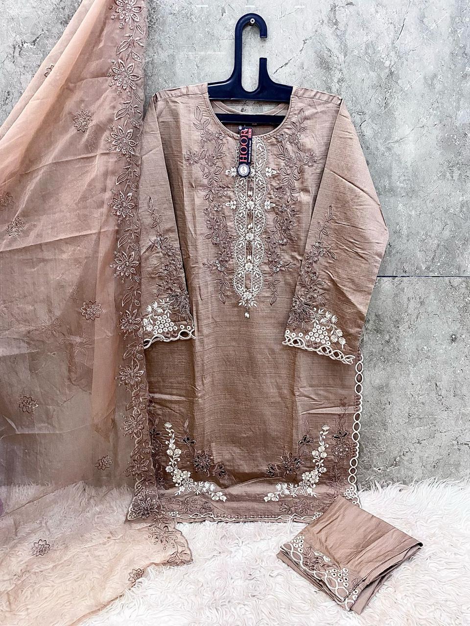Hoor Tex HF-205 Wholesale Viscose Readymade Pakistani Suit Collection - Image 2