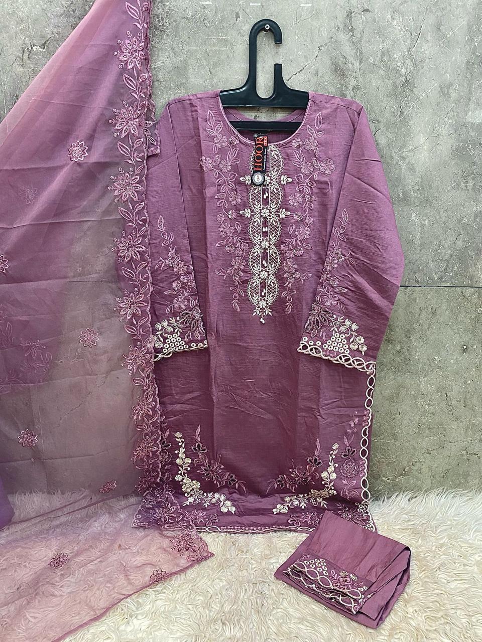 Hoor Tex HF-205 Wholesale Viscose Readymade Pakistani Suit Collection - Image 3