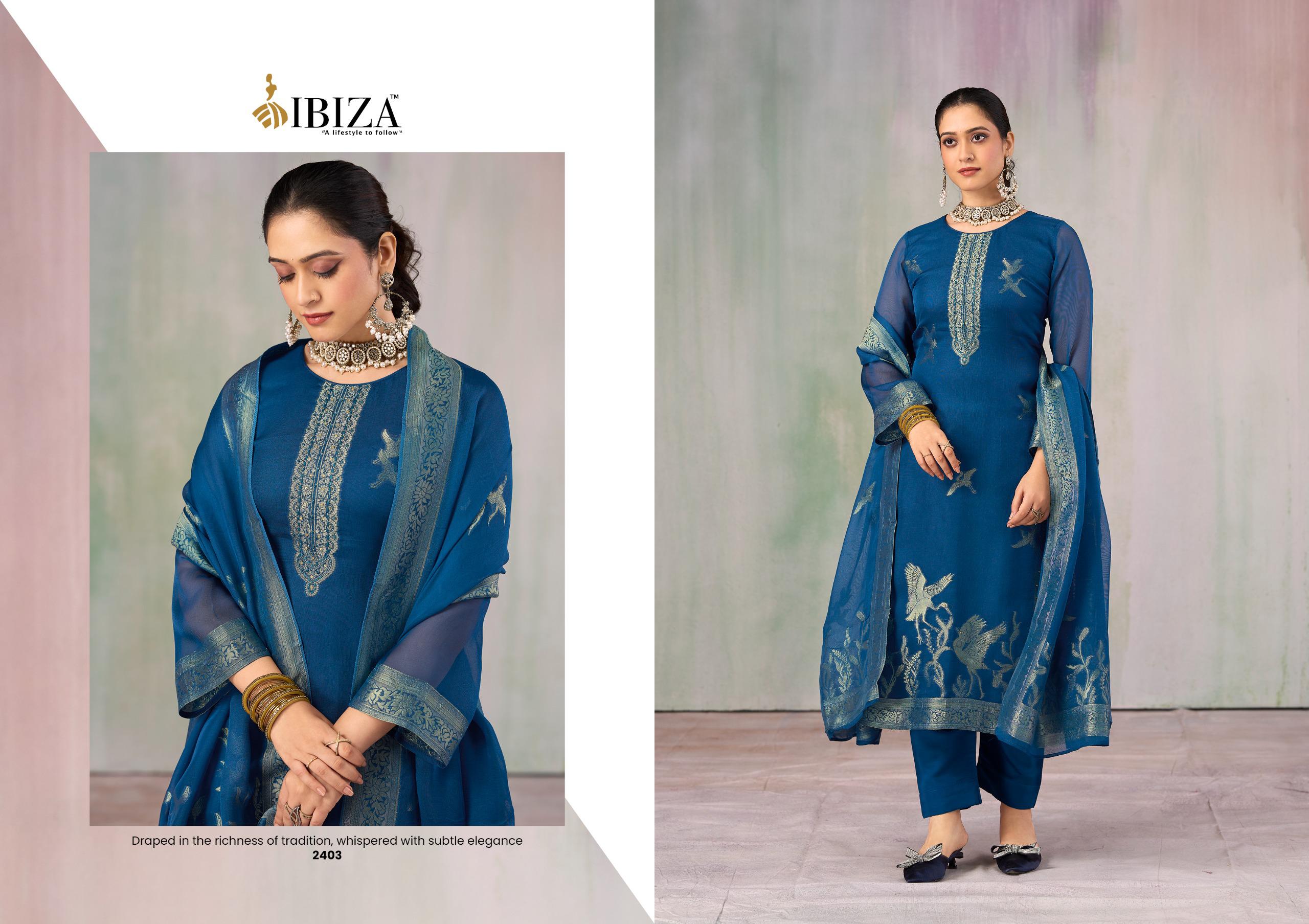 IBIZA SUNIRA Wholesale Premium Burberry Jacquard Salwar Suit Collection - Image 4