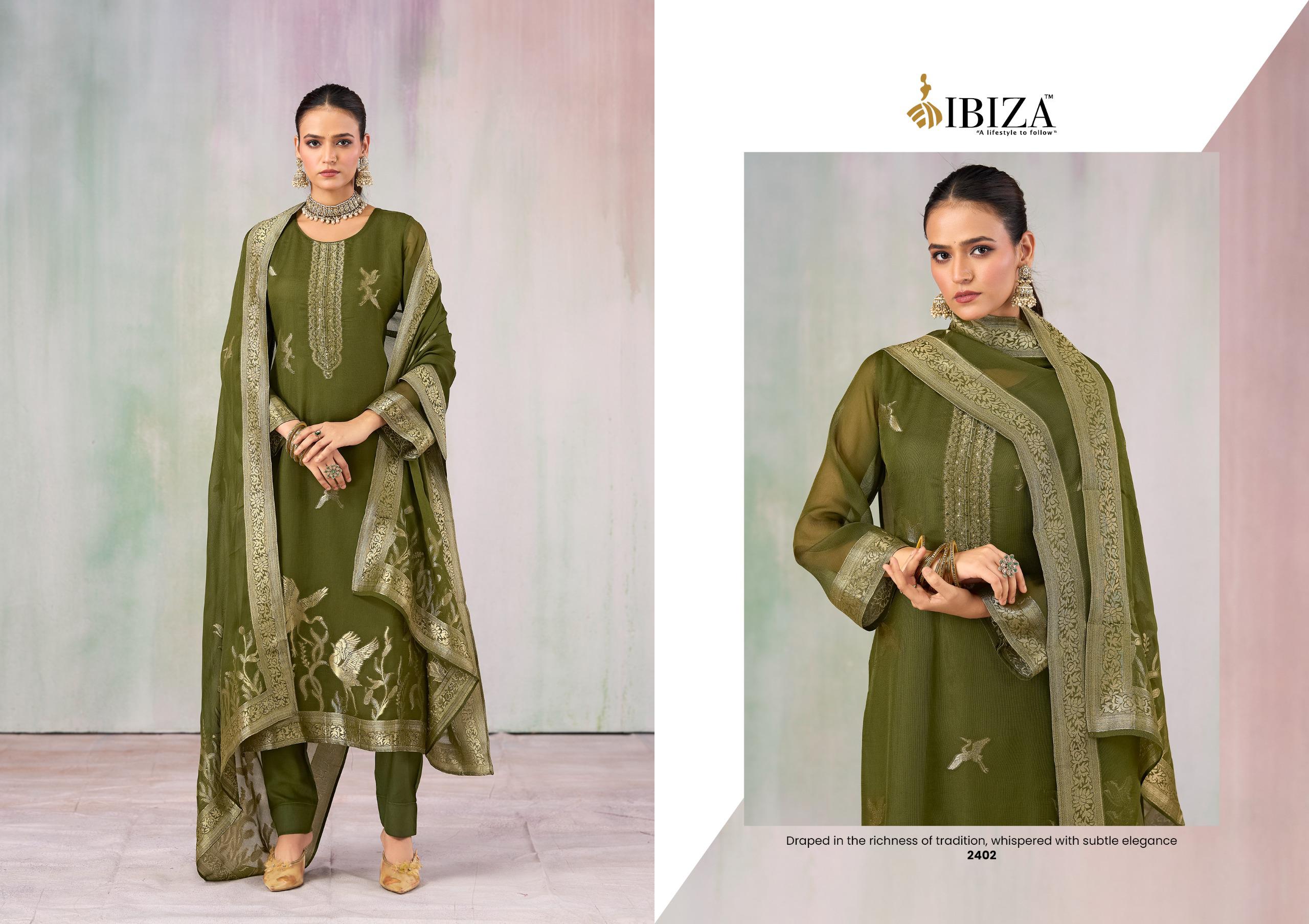 IBIZA SUNIRA Wholesale Premium Burberry Jacquard Salwar Suit Collection - Image 5