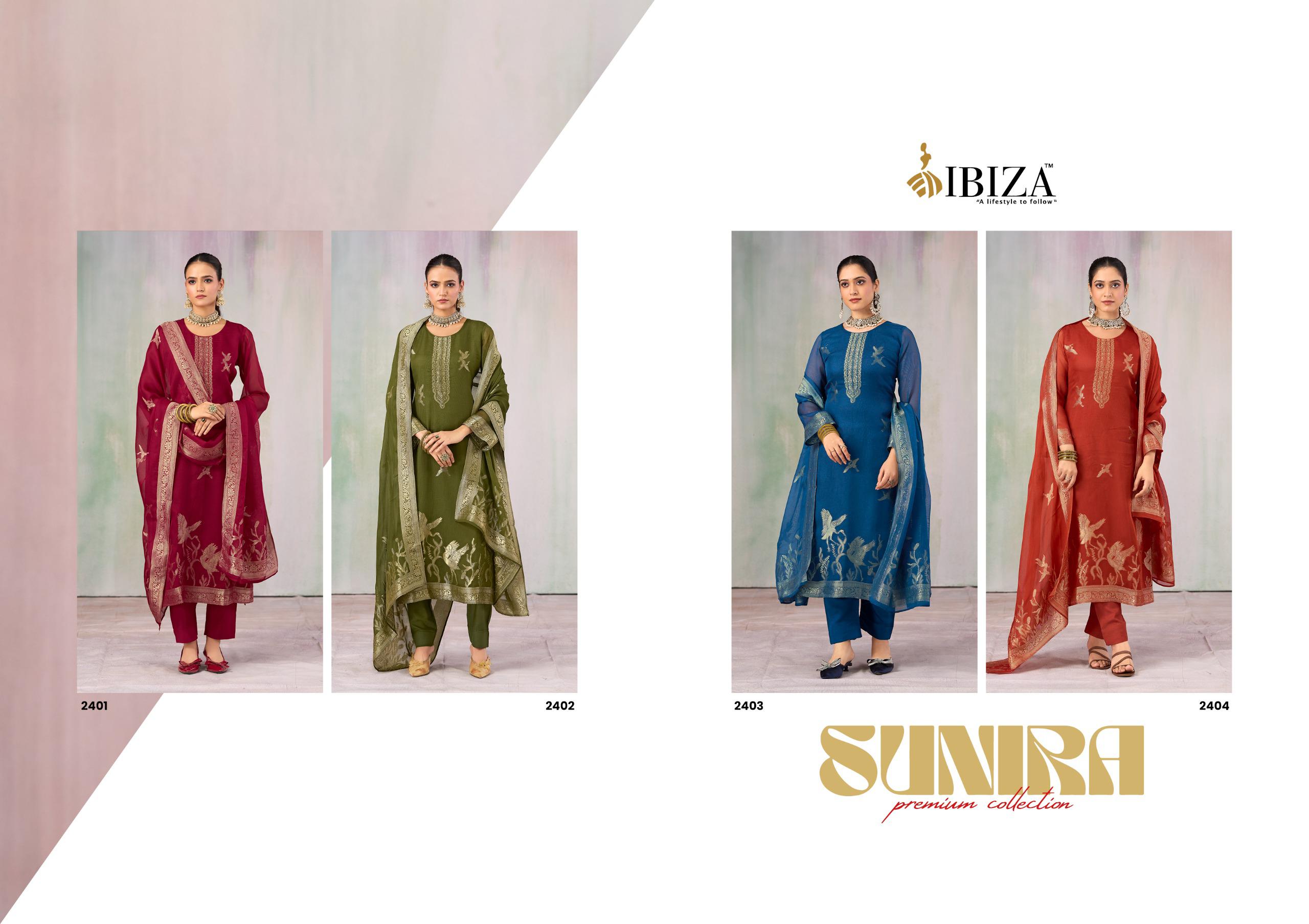 IBIZA SUNIRA Wholesale Premium Burberry Jacquard Salwar Suit Collection - Image 7