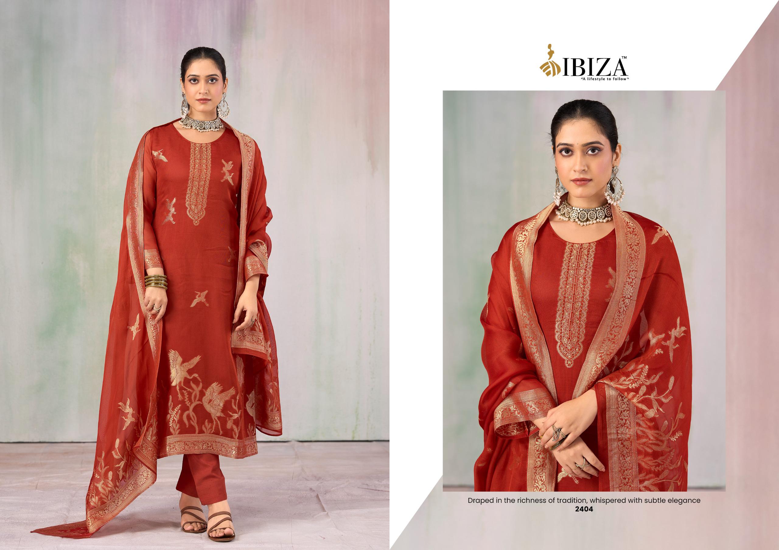 IBIZA SUNIRA Wholesale Premium Burberry Jacquard Salwar Suit Collection - Image 6