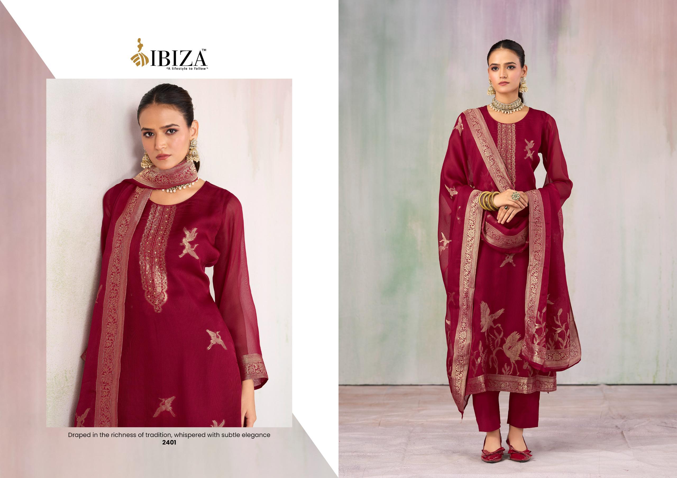 IBIZA SUNIRA Wholesale Premium Burberry Jacquard Salwar Suit Collection - Image 2