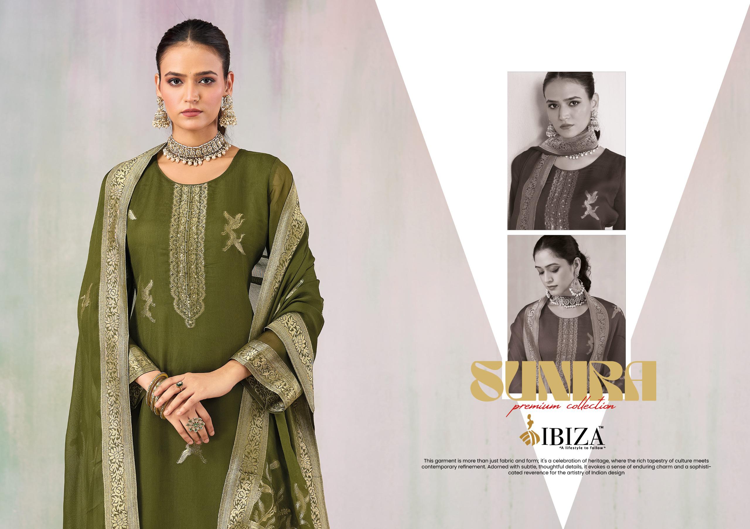 IBIZA SUNIRA Wholesale Premium Burberry Jacquard Salwar Suit Collection - Image 3