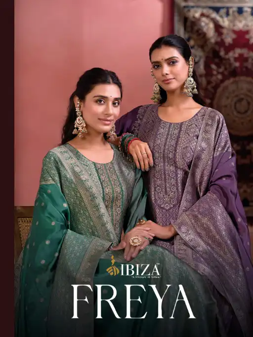 Ibiza Freya Wholesale Silk Designer Salwar Suit Collection