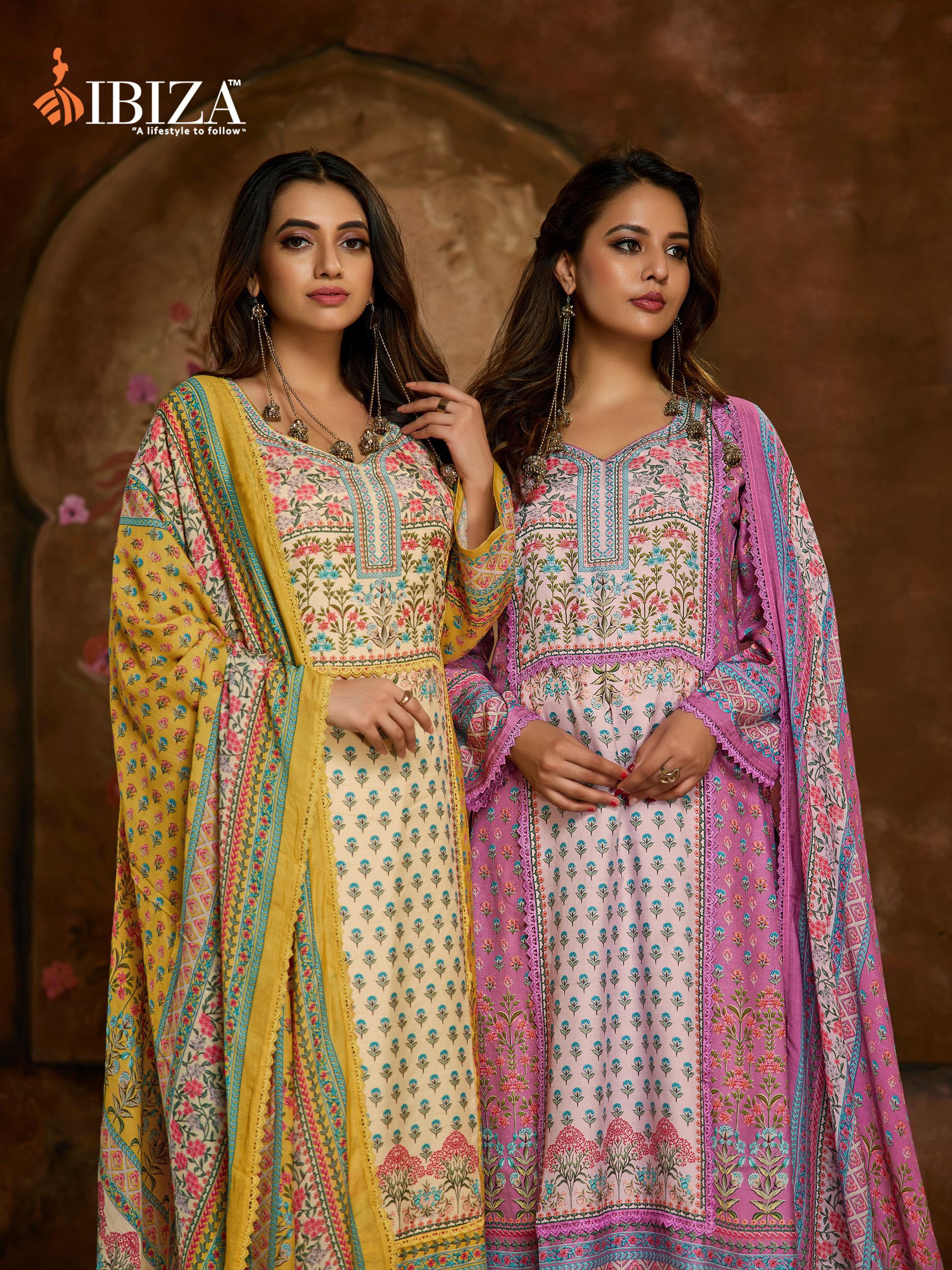 Ibiza Harlins Wholesale Designer Pure Muslin Salwar Suit Collection