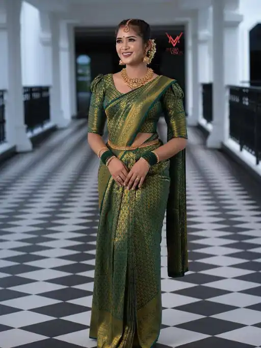 KP-R 153 by Creation KP-R Wholesale Lichi Silk Saree Collection