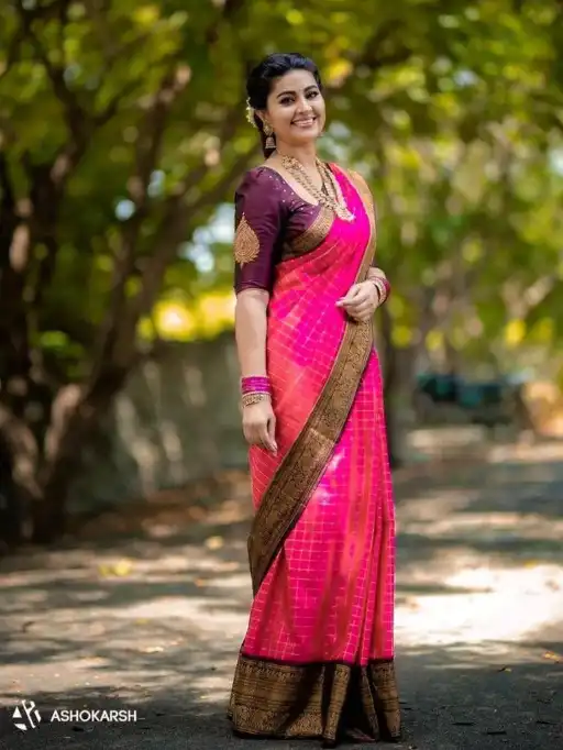 KP-R CREATION KP-R 140 Lichi Silk Sarees Catalog
