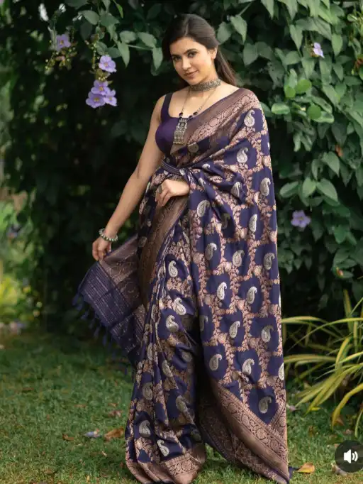 KP-R Creation KP-R 192 Lichi Silk Jacquard Saree Collection
