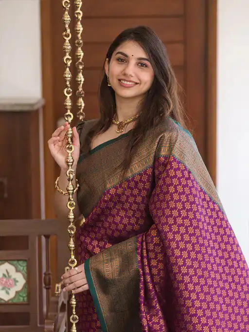 KP-R Creation KP-R 220 Wholesale Soft Lichi Silk Saree Catalog