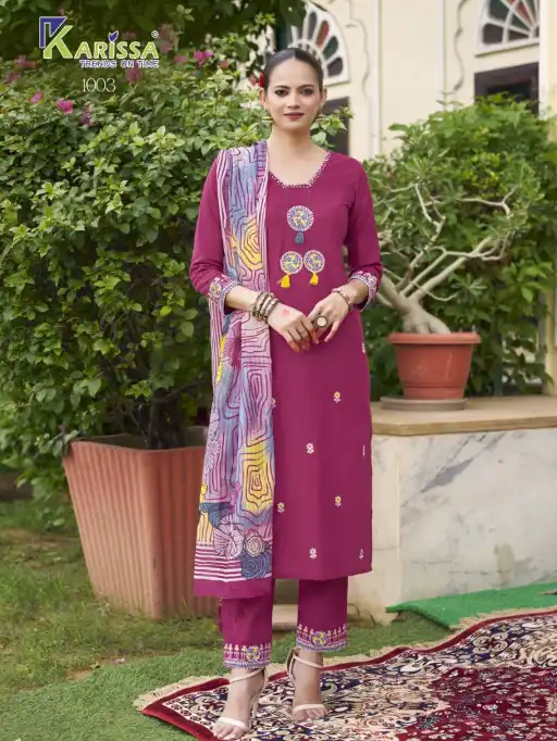 Karissa Sania Wholesale Cotton Kurti Bottom With Dupatta Catalog