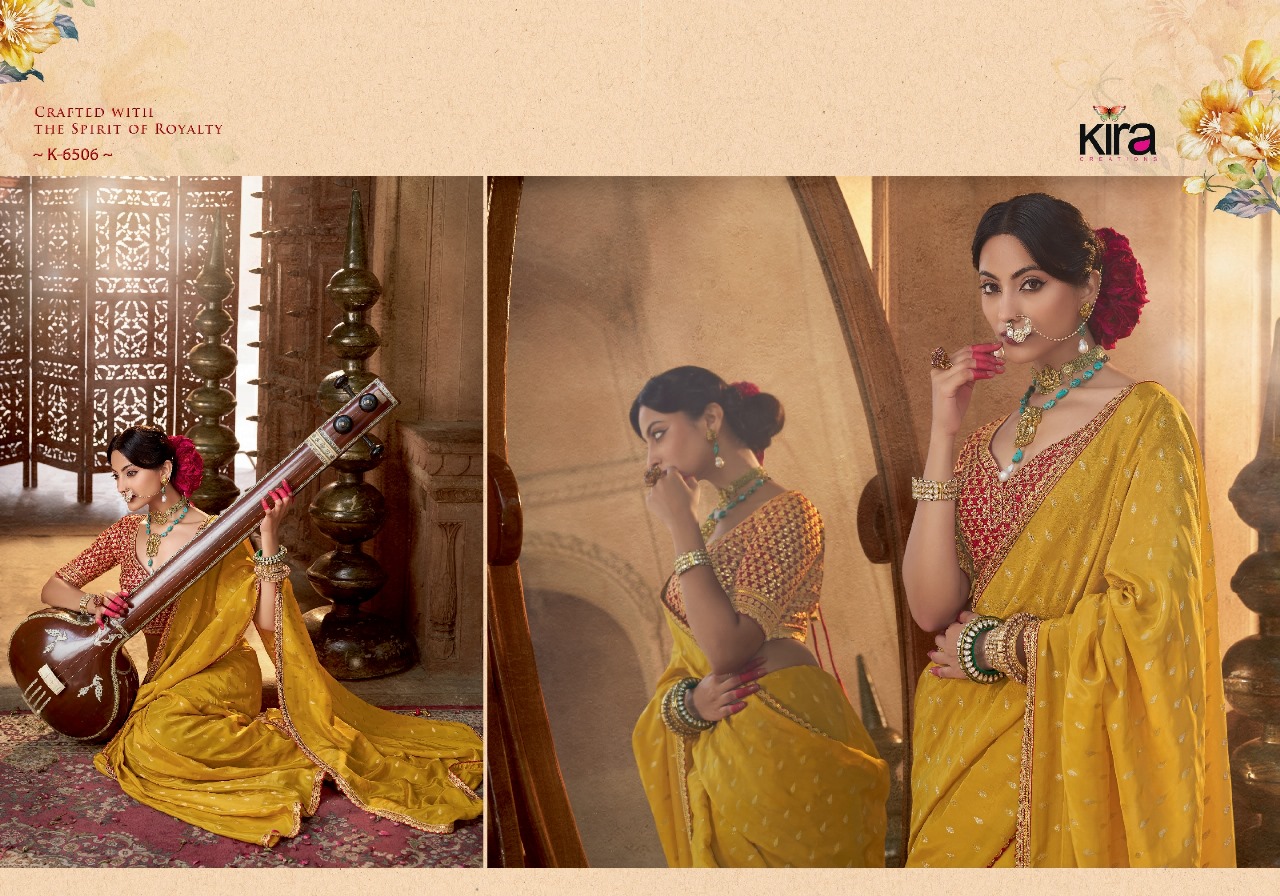 Kashvi Kira Pure Viscose Wholesale Crape Saree Collection - Image 10