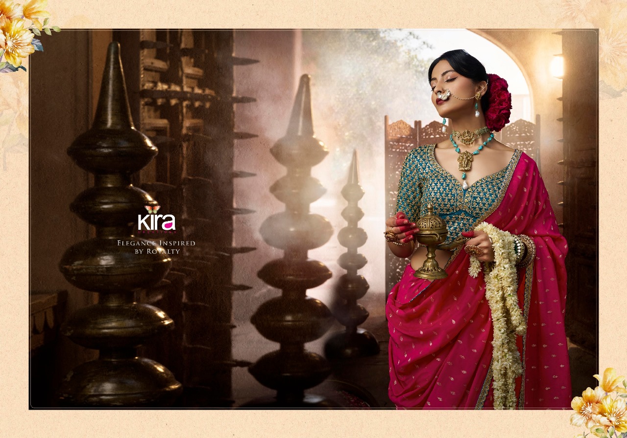 Kashvi Kira Pure Viscose Wholesale Crape Saree Collection - Image 3
