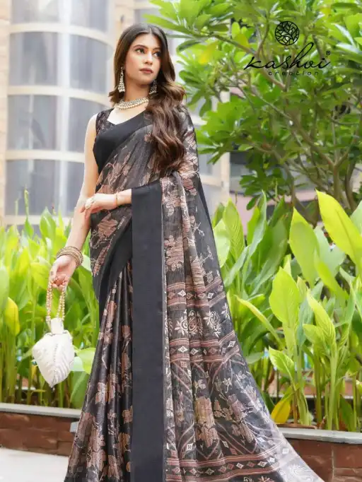 Kashvi Meera Vol 4 Wholesale Brasso Saree Collection