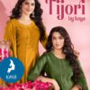 Kaya Kurti Tijori Wholesale Anarkali Kurti With Bottom Dupattta