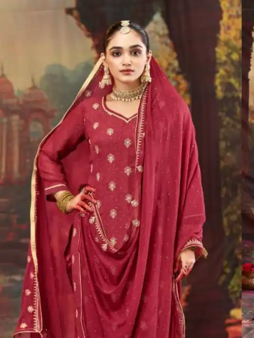 Kessi Four Dots Kashmira Wholesale Organza Salwar Suit Collection