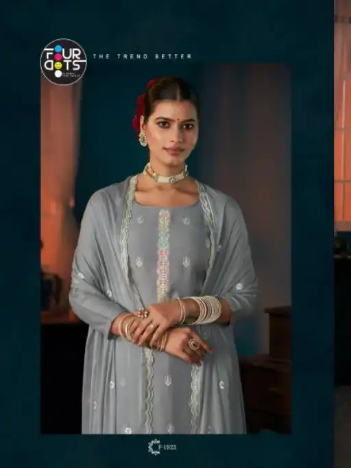 Kessi Four Dots Keshvi Wholesale Viscose Salwar Suit Collection