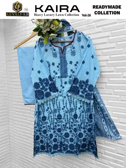 Keval Kaira Vol-26 Wholesale Readymade Karachi Pakistani Suit - Image 12