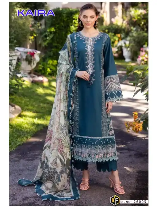 Keval Kaira Vol-26 Wholesale Readymade Karachi Pakistani Suit - Image 6